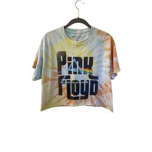 Pink Floyd women’s cut off/cropped  band T-shirt ￼size medium